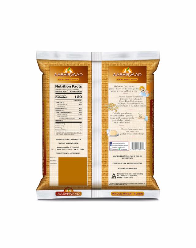 AASHIRVAAD ATTA 10X4 LB (EXPORT PACK)