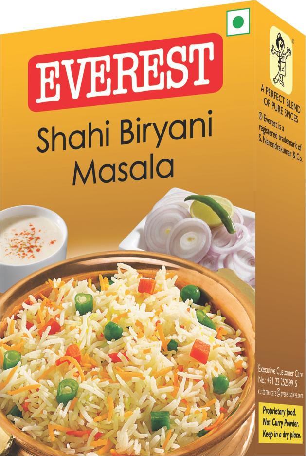 EVEREST SHAHI BIRYANI MASALA 120X50 GM MC