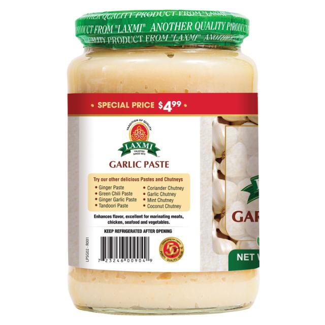 LX. GARLIC PASTE 12X24 OZ WTH PRICE TAG
