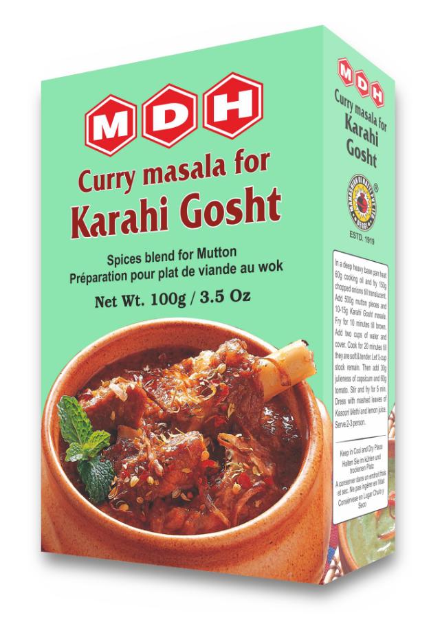 MDH KARAHI GOSHT MASALA 10X100 GM IN