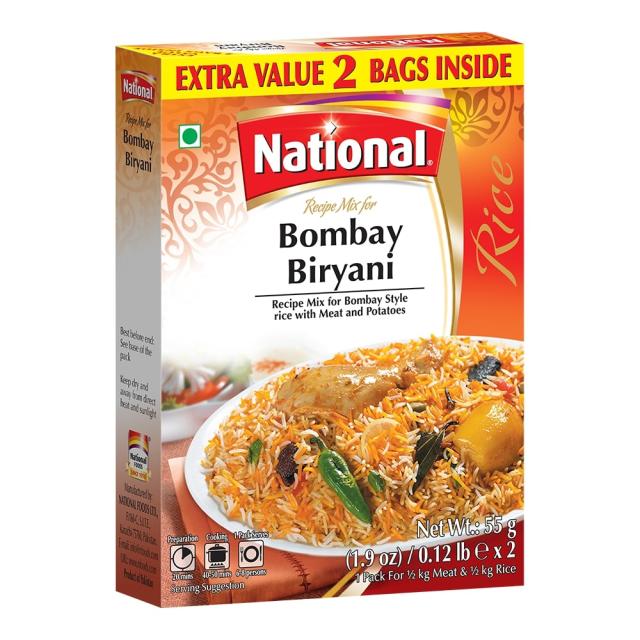 NATIONAL BOMBAY BIRYANI 6X55 GM