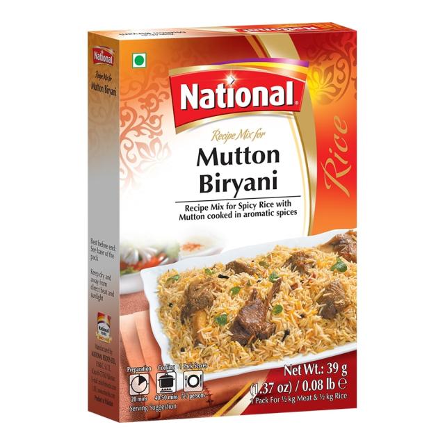 NATIONAL MUTTON BIRYANI 6X39 GM