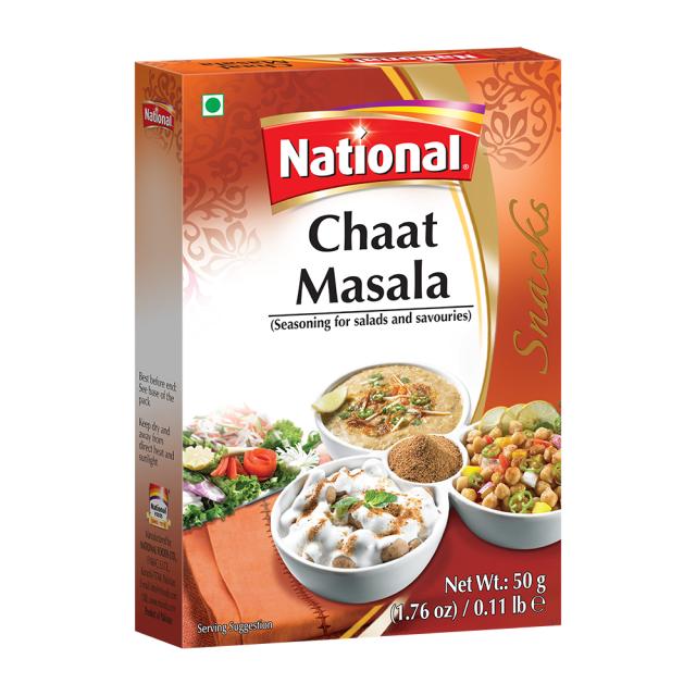 NATIONAL CHAAT MASALA 72X50 GM