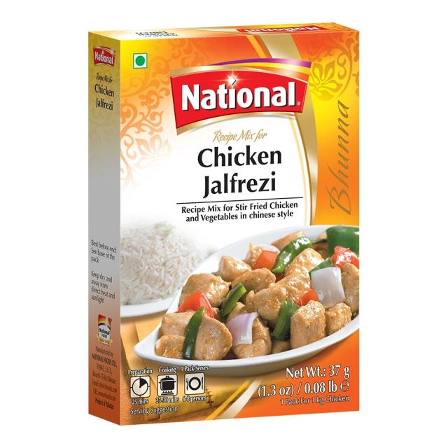 NATIONAL CHICKEN JALFREZI 72X37 GM