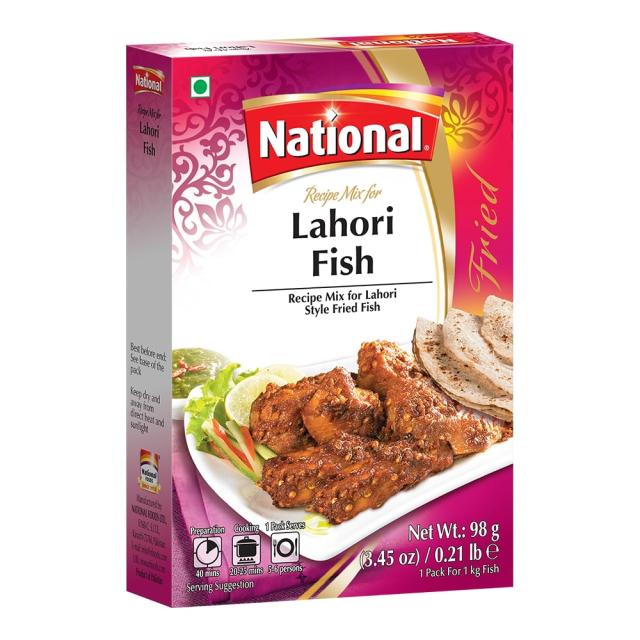 NATIONAL LAHORI FISH 6X98 GM