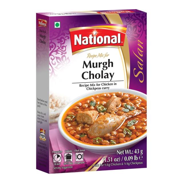 NATIONAL MURGH CHOLAY 72X43 GM