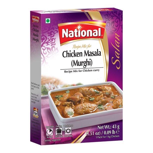 NATIONAL MURGHI (CHICKEN) MASALA 72X43 GM