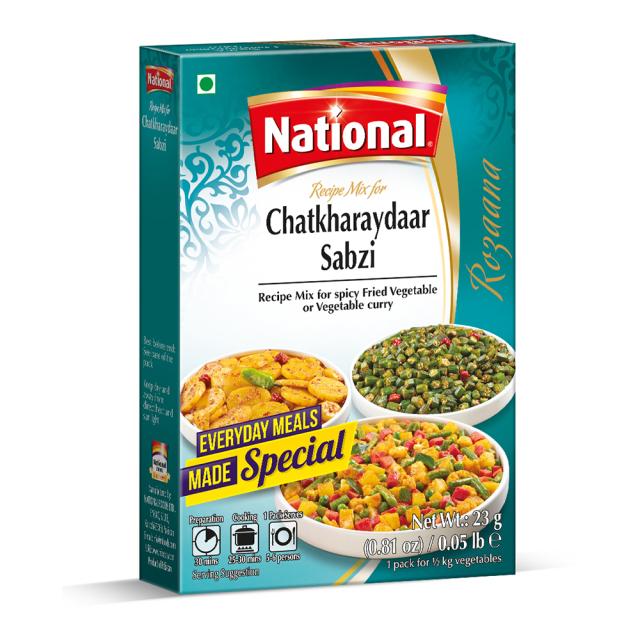 NATIONAL CHATKHARYDAR SABZI 72X23 GM