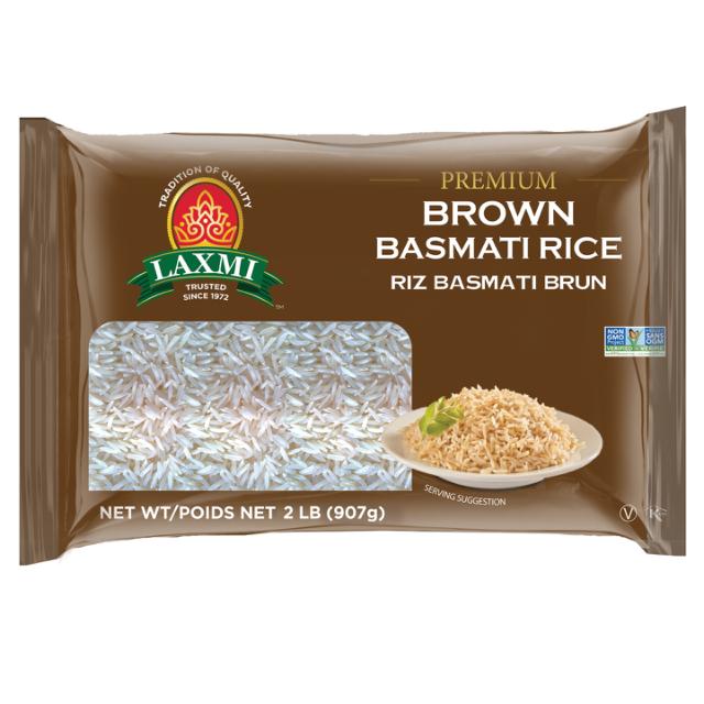 LAXMI BROWN BASMATI RICE10X2 LB(PLASTIC)