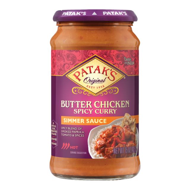 PATAK BUTTER CHICKEN SAUCE 6X15 OZ